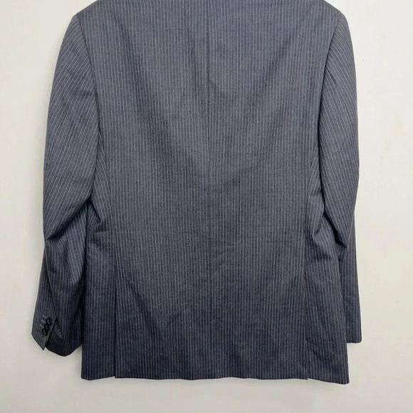 BANANA REPUBLIC Gray Pinstripe Men's Blazer - Picture 14 of 15